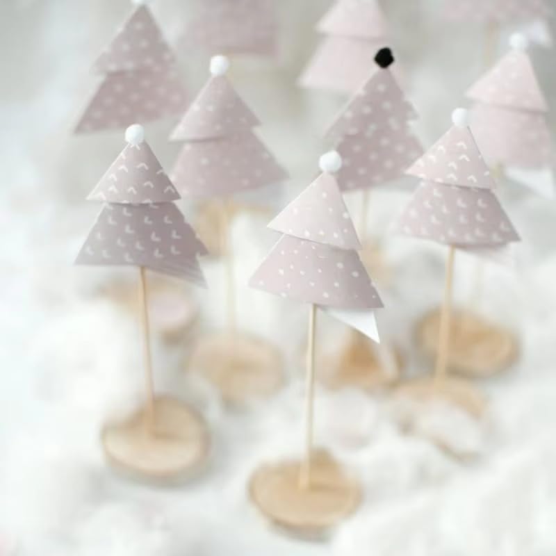 Lapoo Festivals Metal Cutting Die for Scrapbooking - Durable, Cut Stencils for DIY Scrapbook Photo Album Decorative Paper Card, Card Making Supplies (Simple Folding Christmas Tree 4.2 x 3.9 in)