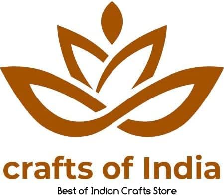 Craftsofindia® Flowers and Leaf Wooden Blocks Stamps for Printing on Textiles, Pottery Crafts,Henna, Scrapbooking (Set of 6)
