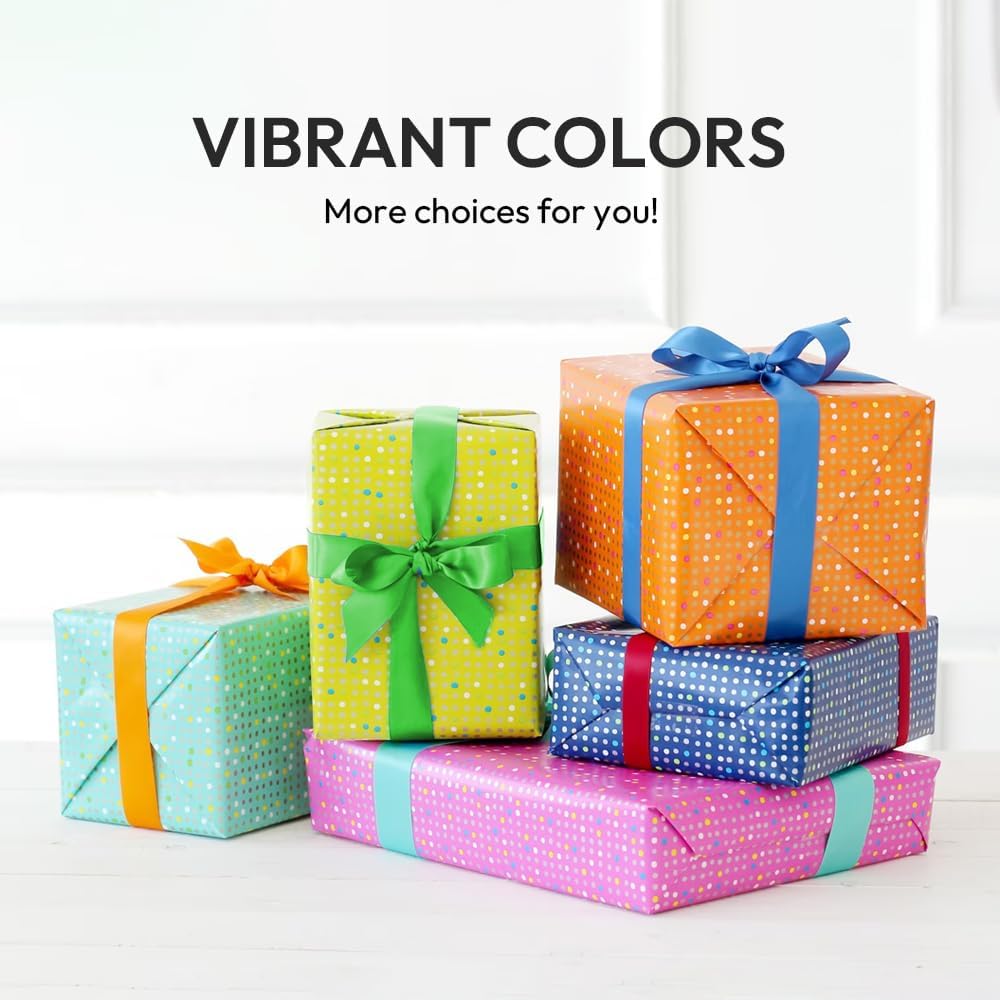 1-1/2" Width x 100 Yards Satin Ribbon, Champagne Gold Ribbon Perfect for DIY Craft, Bows, Gift Wrapping, Flower Bouquet, Valentine's Day, Christmas and Party Decoration