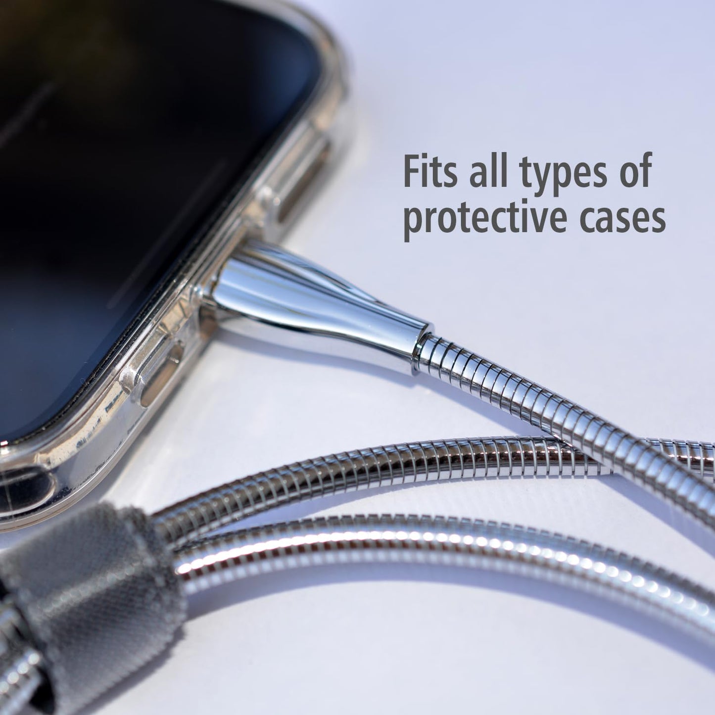 Metal Braided Wire USB C to USB C Cable 6ft, 2Pack, 60W 3A, Stainless Steel, Strong Durable Wire, Tangle Free, Pets Chewing Proof, Silver