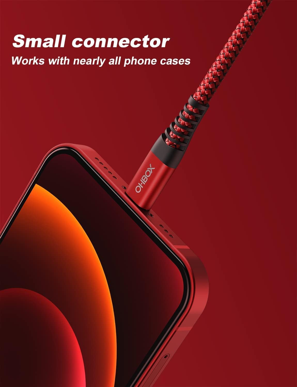 ohbox 6FT USB C to Lightning Cable 2Pack iPhone Fast Charger Cable Type C iPhone Charging Cord Compatible with iPhone 14 13 12 11 Pro Max XR XS X 8 Plus SE iPad