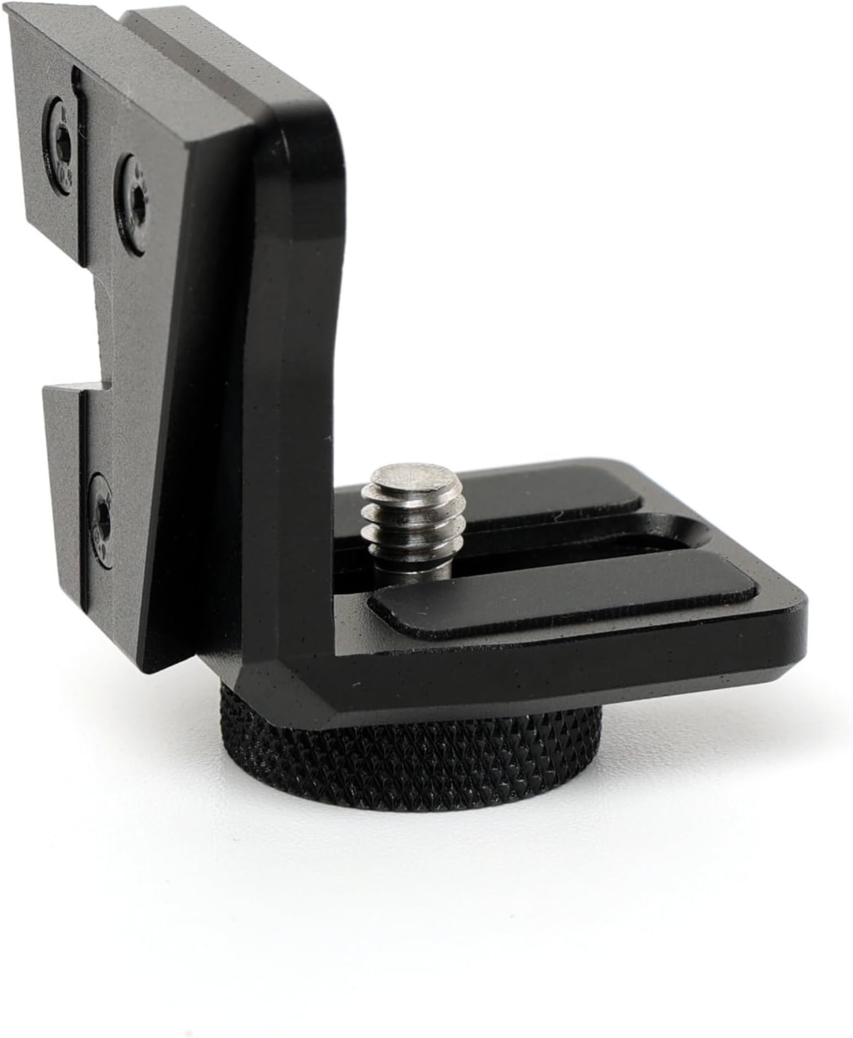 1/4 to V-Lock Vertical Mounting Bracket, L-Shaped Adapter for Teradek Vaxis Wireless Transmitter ARRI Sony RED Camera Monitor Focus Motor