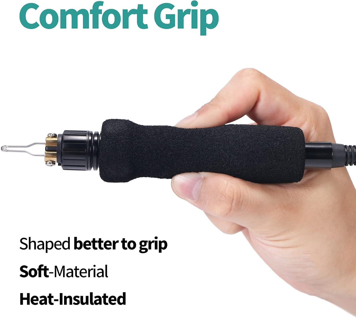 YIHUA 939-II Wood Burning Kit Station Pyrography pen 250~750℃/482~1382℉ Temperature Adjustable with 20 Wire Nibs, 1 stable pen holder, 2 stencils, 2 scrap wood, 1 S/S Tweezers, and 1 pliers (Green)