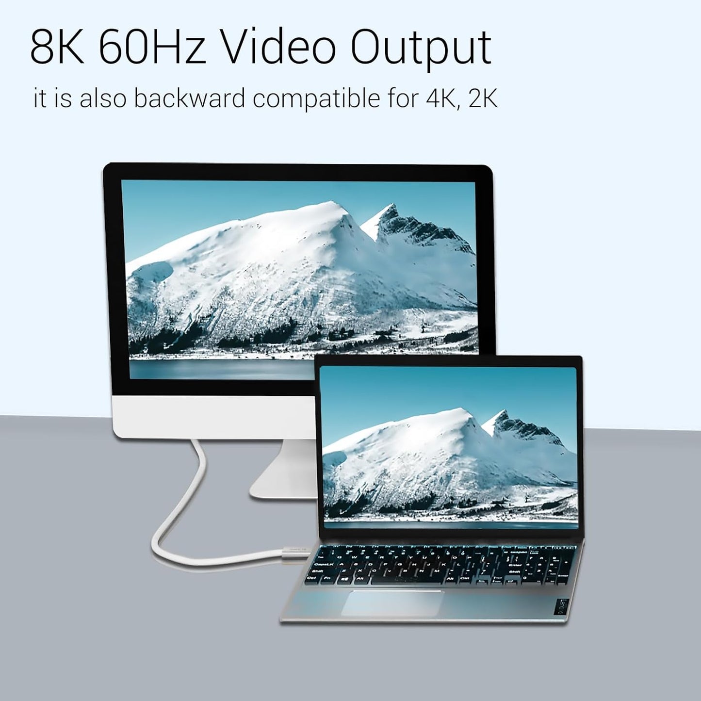 1 FT Short USB4 Cable 2 Packs, 240W USB C to USB C 40gbps Fast Charging, 8K Video Monitor Cord Compatible for Thunderbolt 4, Thunderbolt 3 and USB4 Devices