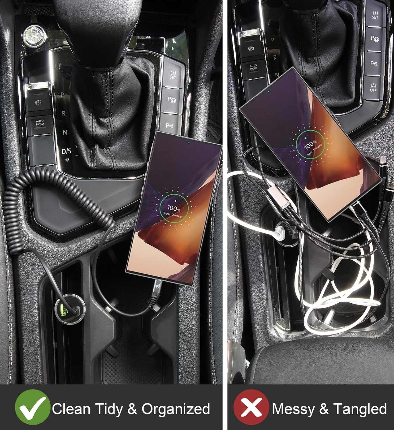 USB C to USB C Cable 6ft, 2Pack Coiled USB C Charger Cable Car, Type C Fast Charging for Cable for iPhone 17/16/15/Plus/Pro/Pro Max/MacBook Pro 2020/iPad Pro 2020/iPad Air 4/Samsung Galaxy S23