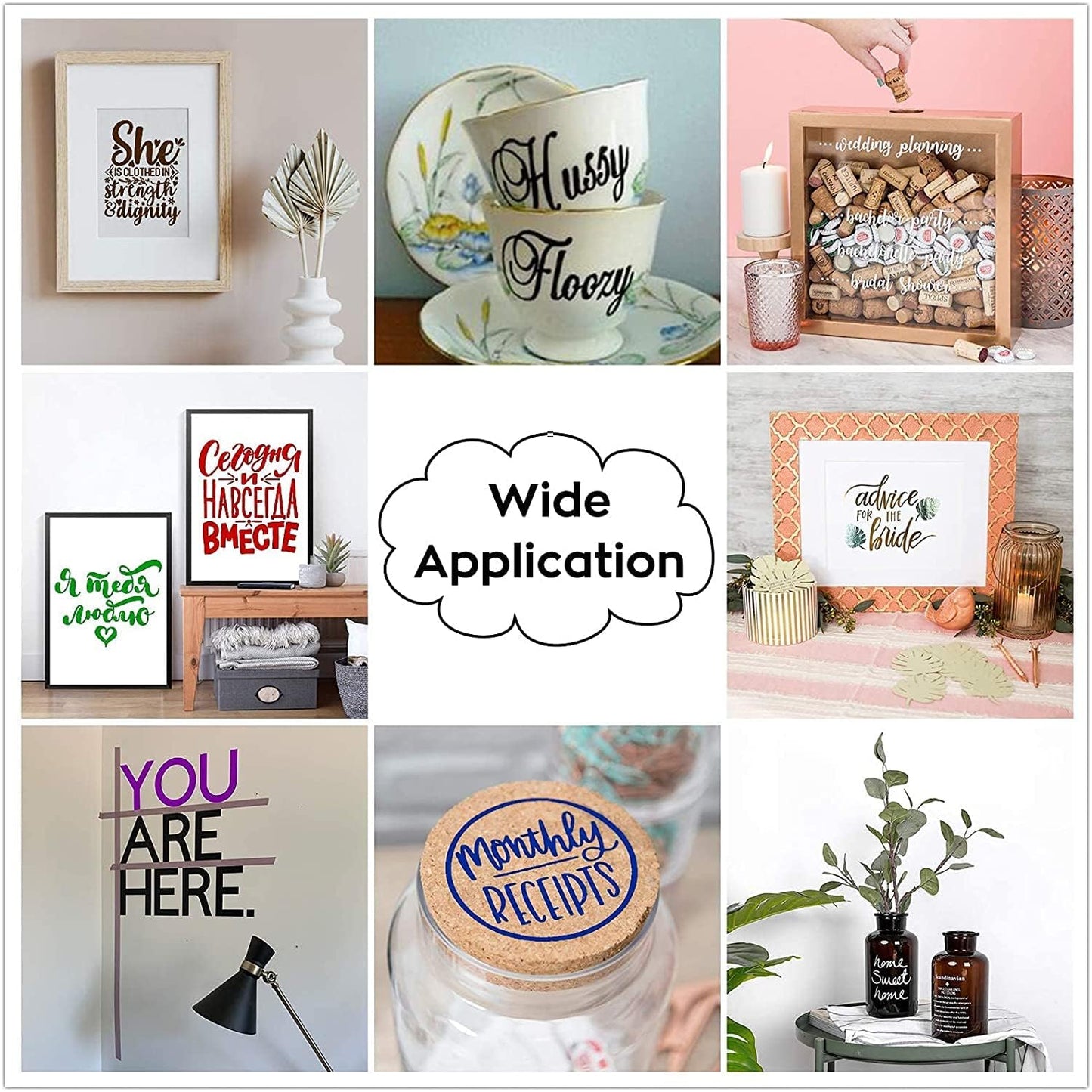 HTVRONT Yellow Permanent Vinyl, 12 Pack Lemon Yellow Vinyl for Cutting Machine - 10 Glossy Lemon Sheets 12" x 12"& 2 Transfer Tape Sheets for Craft Cutter, Party Decoration (Glossy)