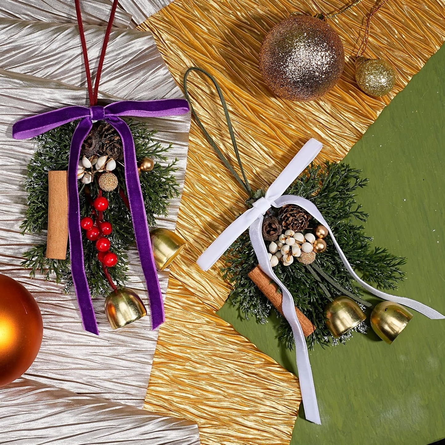 LaRibbons Thin Velvet Ribbon 3/8 Inch x 25 Yards, Purple Velvet Ribbon for Christmas Tree, Gift Wrapping, Wreath Bow, Outdoor Decoration