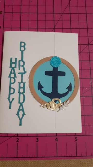 Lapoo Metal Cutting Die for Scrapbooking, 3D Backgrounds Frame New Cutting Dies DIY Album Card Making Decor Paper Craft Metal Die Cuts Party Wedding Decorations (Round 5.3 x 2.8 in)