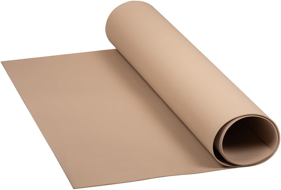 LotusFoam Large 3mm EVA Foam Sheet - 44"x 85" High Density Foam 130 kg/m3 for Cosplay, Costumes, Crafts, Flooring, Outdoor Use - 35 Colors (Desert Sand) - Desert Sand