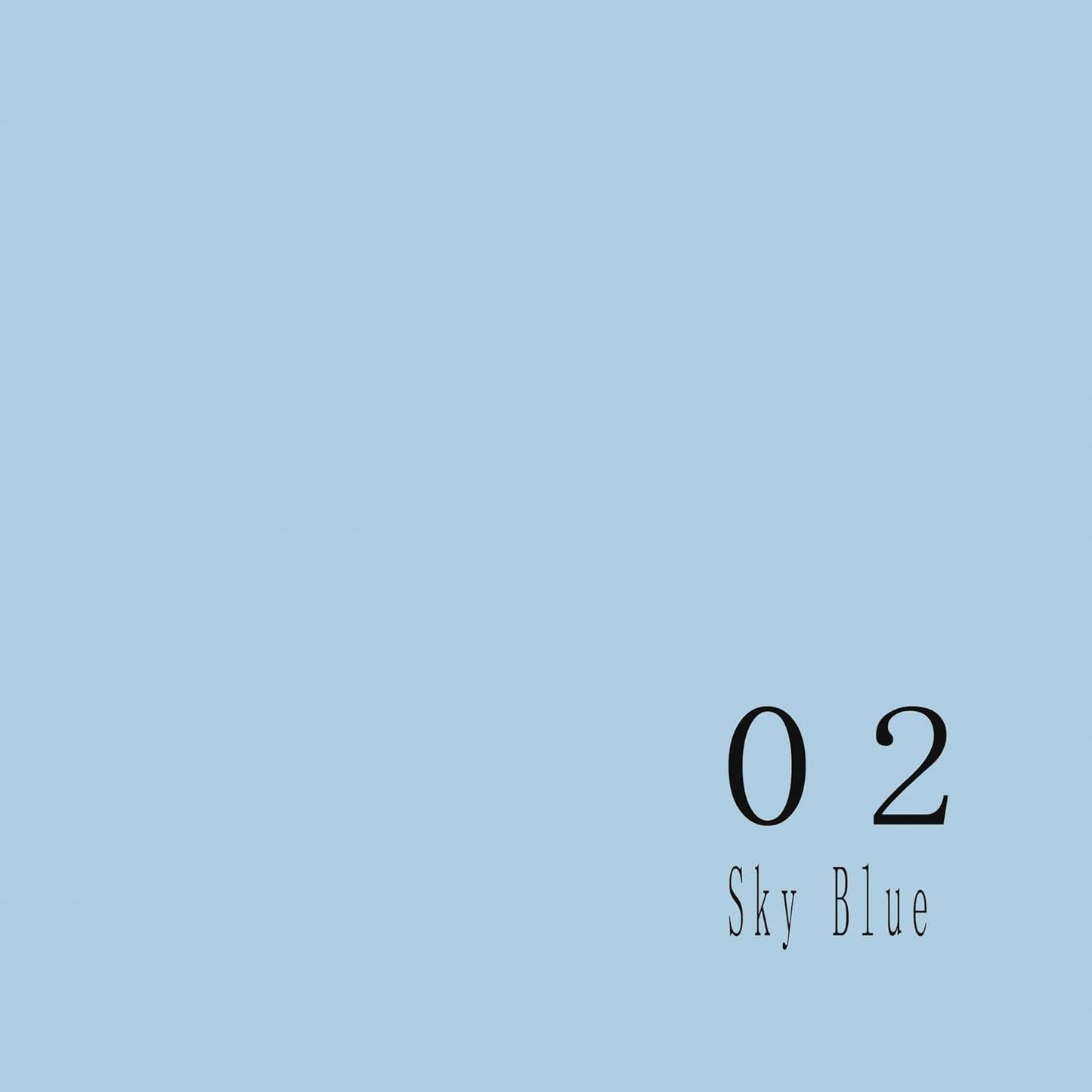 Seamless Photography Background Paper Roll, Blue Photo Paper Backdrop for Photography, Video and Streaming (53''x16 'Sky Blue)