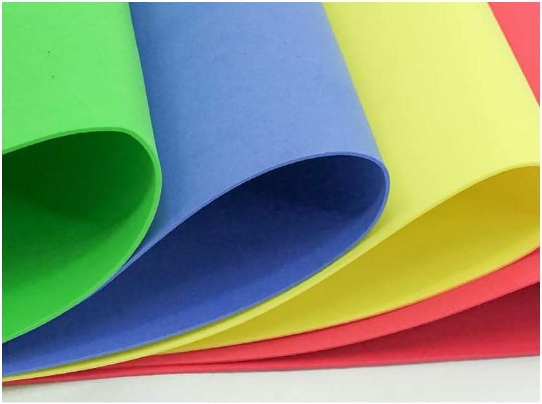 20 PCS EVA Foam Sheets DIY Handcraft Materials 1mm Thick 15.7 x 11.8 Inches Black EVA Foam Papers for Arts and Crafts