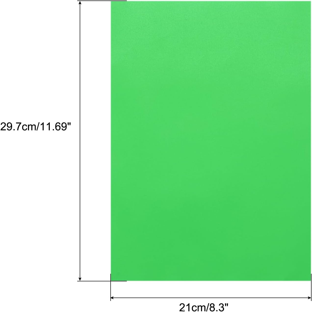 MECCANIXITY Colored Vellum Paper, 50 Sheet Green Transparency 11.7 x 8.2 Printable Vellum Paper, Translucent Vellum Sheets for Printing Wedding Invitations, Ink Jet Laser Printer