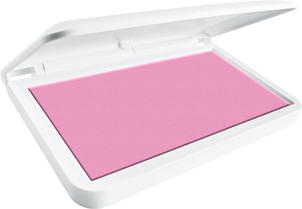 COLOP Make Series, Ink Stamp Pads, with Non-Toxic Premium Ink, Water-Based Acid-Free (Soft Pink, Make 2-2-3/4" x 4-1/4")