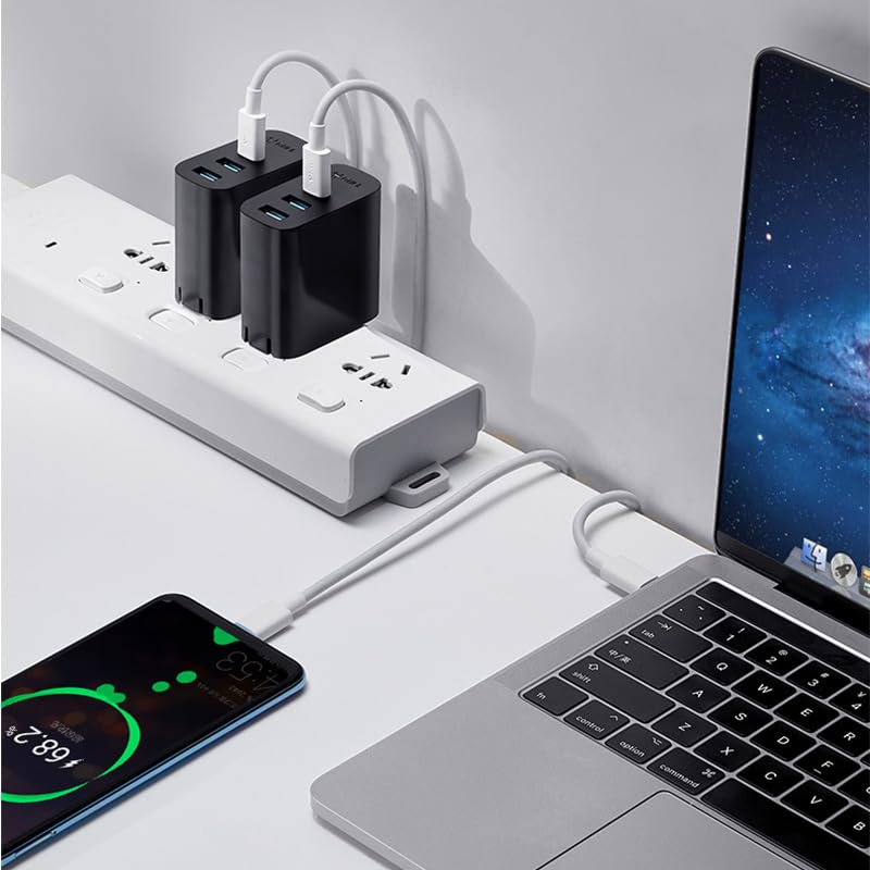 2Pack 10ft Long Type C Charger Cable Cord Long USB C Cable for Samsung Galaxy S21 S20 S10 S10E S9 S8 Plus Type C to A Cable Fast Charging Cord Phone Charger for Note 20 10 10+ Note9 8 Type C Cable