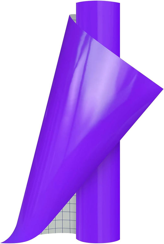 Ant Smart Adhesive Permanent Vinyl Compatible with Cricut Explore and Maker Series Without Cutting Mats, Create DIY Projects, Decals, Stickers & More (Purple, 13inch x 5ft)