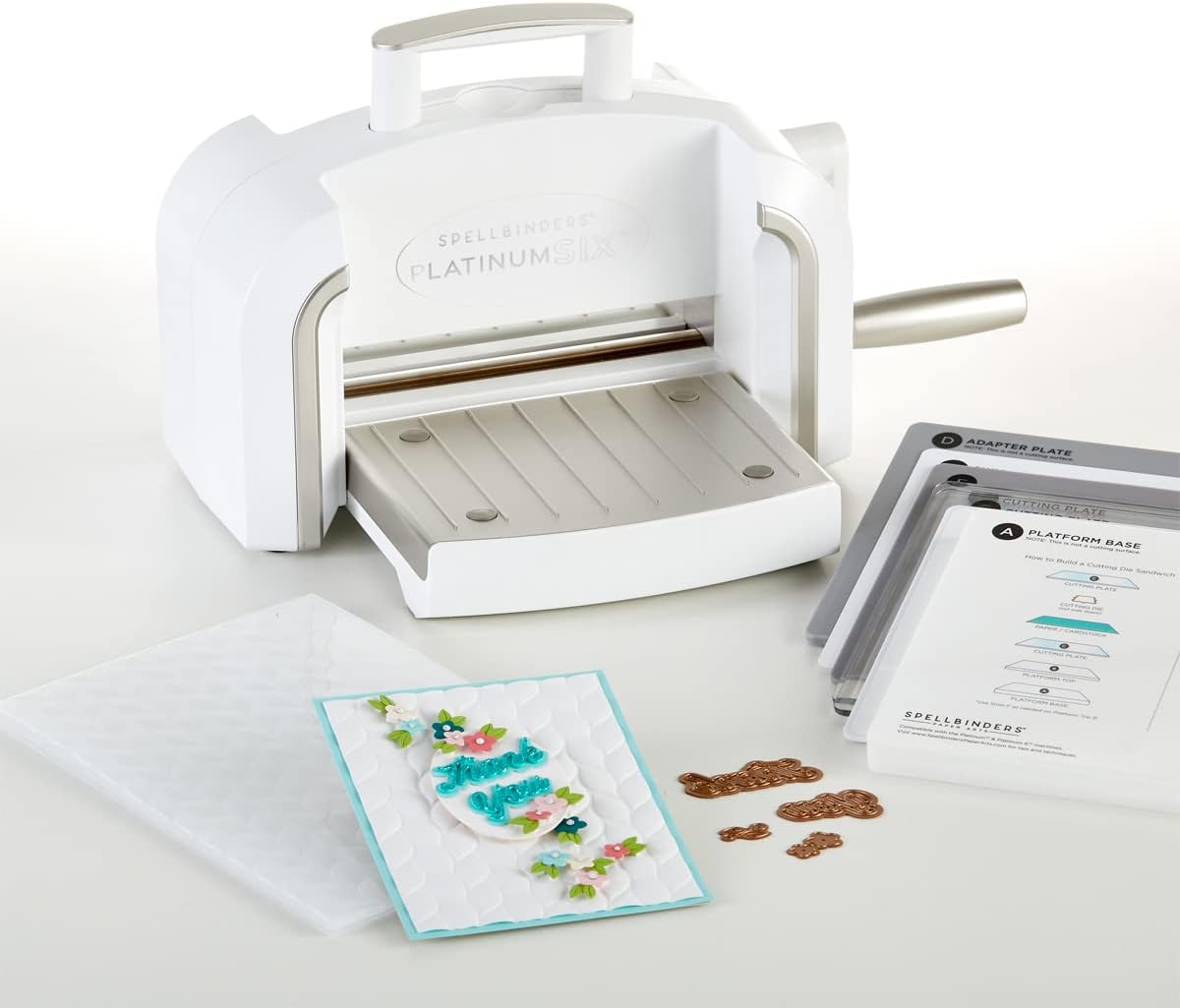Spellbinders Platinum Die Cutting and Embossing Machine (6 Inch Platform + Universal Plate System)