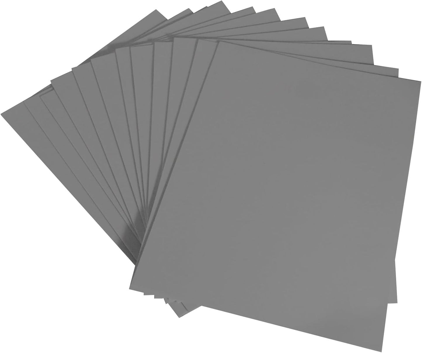 QIDIWIN EVA Foam Craft Sheets - 9x12 Inch 2mm Thick Versatile Non-Adhesive Foam for DIY, Cosplay, Scrapbooking, Classroom Projects - Durable, Flexible, Perfect for Crafting, 12 Pack(Grey)