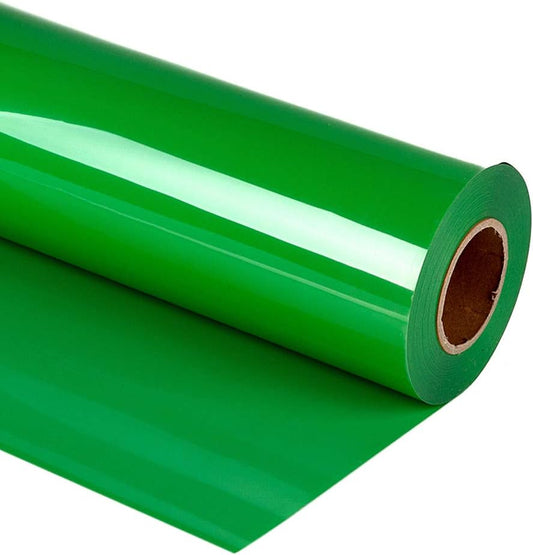 guangyintong Heat Transfer Vinyl Fruit Green HTV Rolls, 12" x 10ft Fruit Green Iron on Vinyl for T-Shirts, Matte Surface Fruit Green HTV Vinyl for All Cutter Machine Easy to Cut & Weed for DIY Design