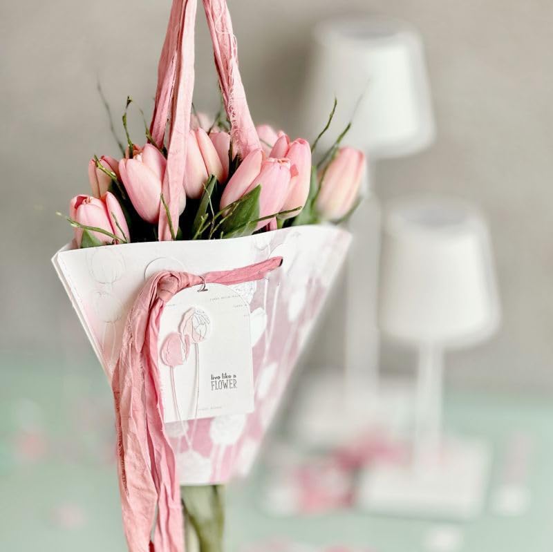 Lapoo Metal Cutting Die for Scrapbooking, 3D Backgrounds Frame New Cutting Dies DIY Album Card Making Decor Paper Craft Metal Die Cuts Party Wedding Decorations (3 Buds 4.5 x 1.7 in)