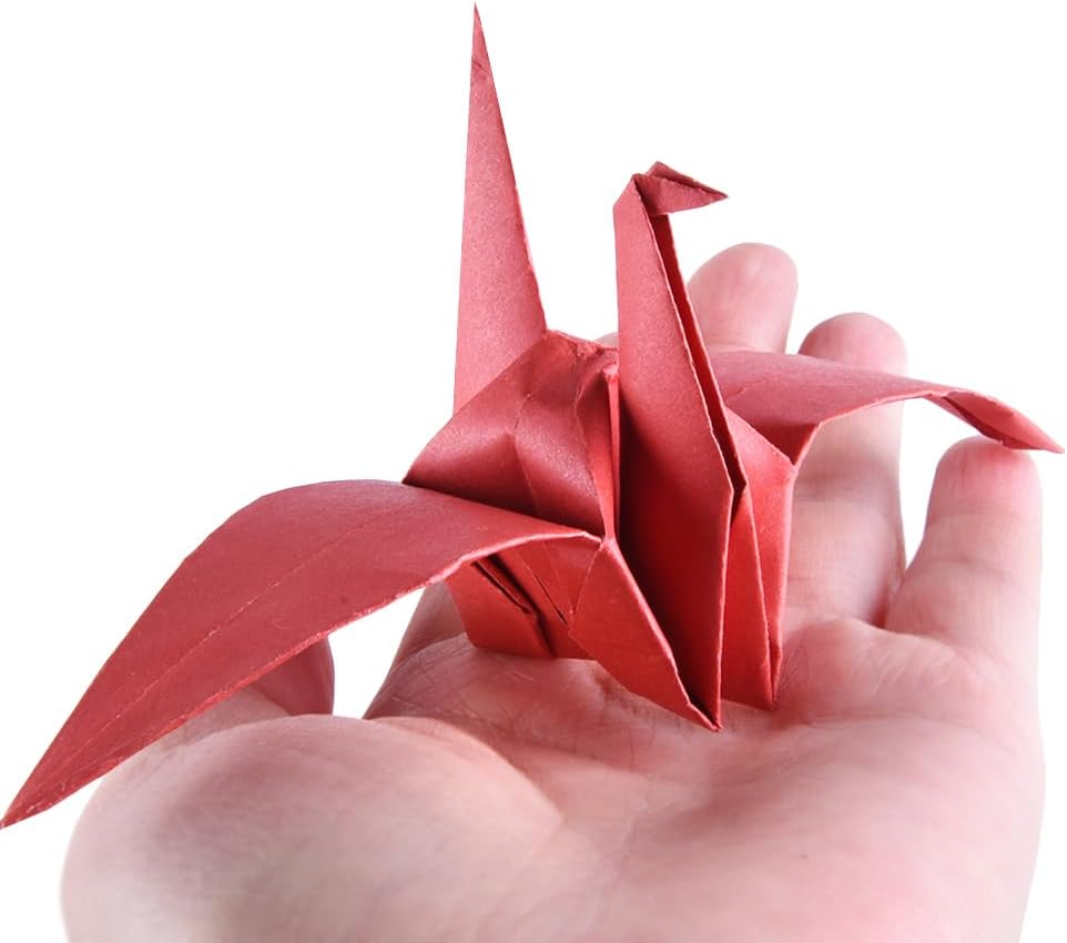 Origami Paper Kit 100 Sheets 70GSM 6 Inch Square Double Sided Color 50 Vivid Solid Colors for Hand Crafts Origami Paper Arts Creativity. Solid Color