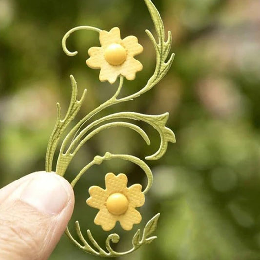 Lapoo Metal Cutting Die for Scrapbooking, 3D Backgrounds Frame New Cutting Dies DIY Album Card Making Decor Paper Craft Metal Die Cuts Party Wedding Decorations (Mosaic Strip 3.5 x 1.9 in)