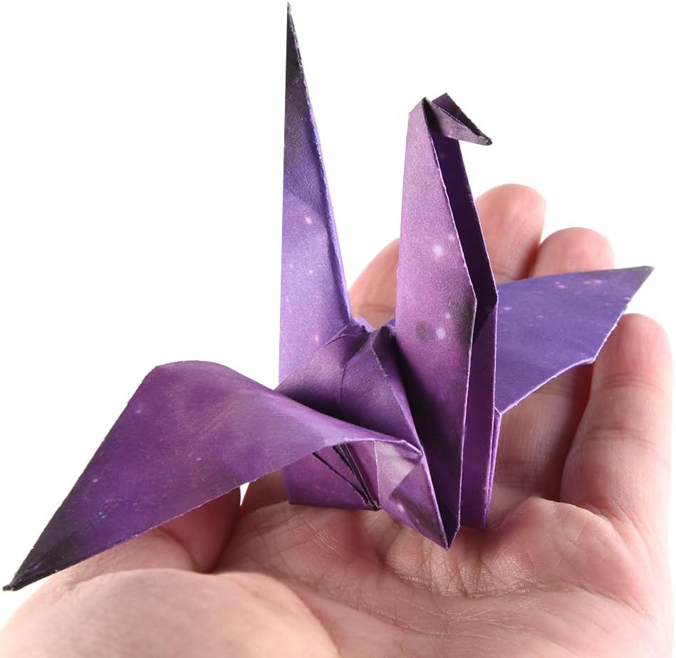 Origami Paper Kit 100 Sheets 70GSM 6 Inch Square Double Sided Color 100 Vivid Solid Colors for Hand Crafts Origami Paper Arts Creativity. Galactic System