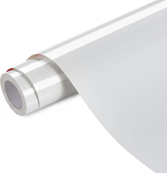 Ant Smart Adhesive Permanent Vinyl Compatible with Cricut Explore and Maker Series Without Cutting Mats, Create DIY Projects, Decals, Stickers & More (White, 13inch x 30ft)
