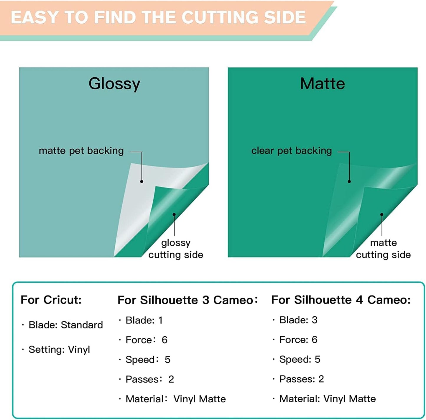 HTVRONT Permanent Vinyl for Cutting Machine - 80 Pack Permanent Adhesive Vinyl Sheets, 45 Assorted Colors Permanent Bundle, Silhouette, Cameo Cutters, Signs, Scrapbooking, Craft