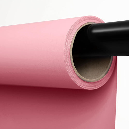 Kate Seamless Paper Backdrop for Photography Solid Pink Backdrop Paper (53''x16.4' Baby Pink)