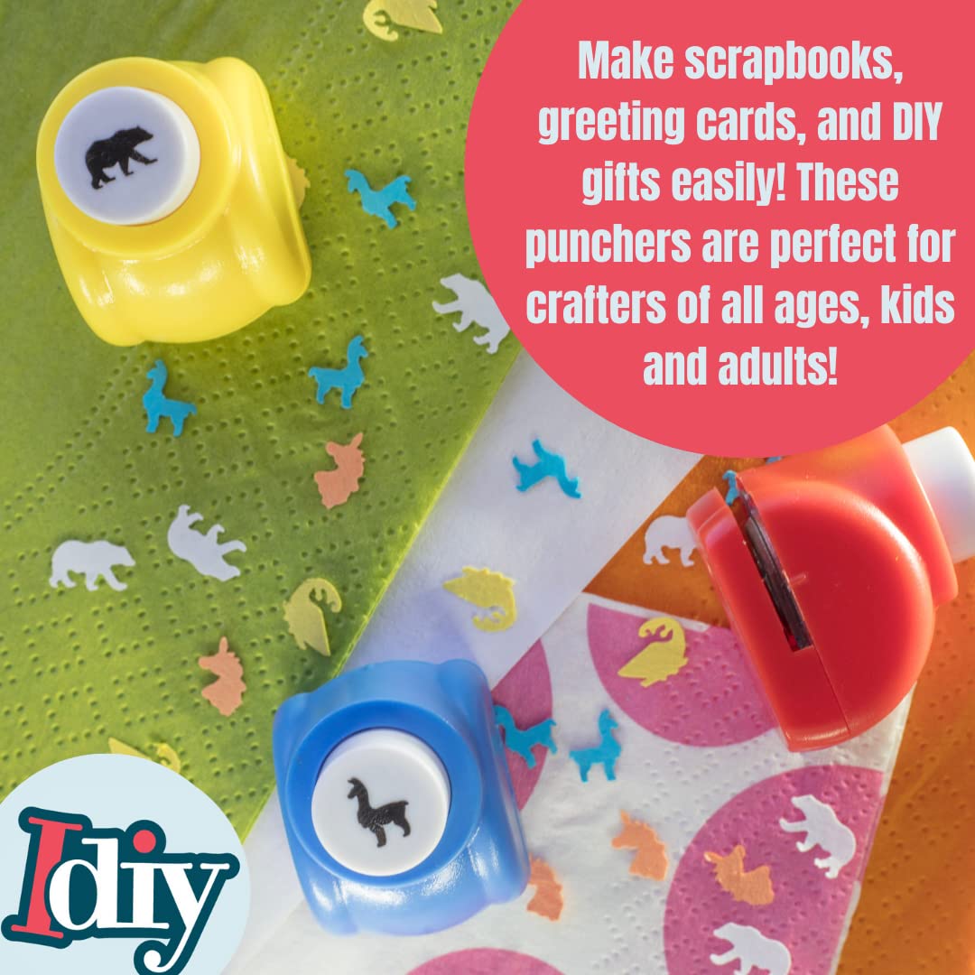 Scrapbook Paper Punch 26pc Mini Paper Hole Punchers w Case - All Different Crafting Designs Hole Punch for Greeting Cards, Scrapbooking, Arts & Crafts, Projects for Kid & Adults, Summer Camp, Gifts