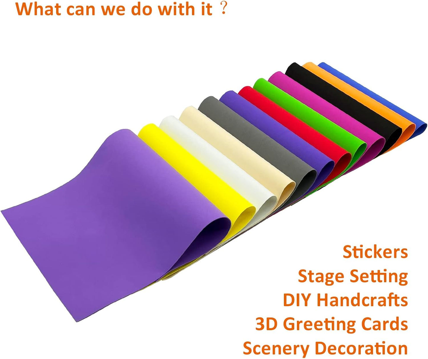 20 PCS EVA Foam Sheets DIY Handcraft Materials 1mm Thick 15.7 x 11.8 Inches Grey EVA Foam Papers for Arts and Crafts