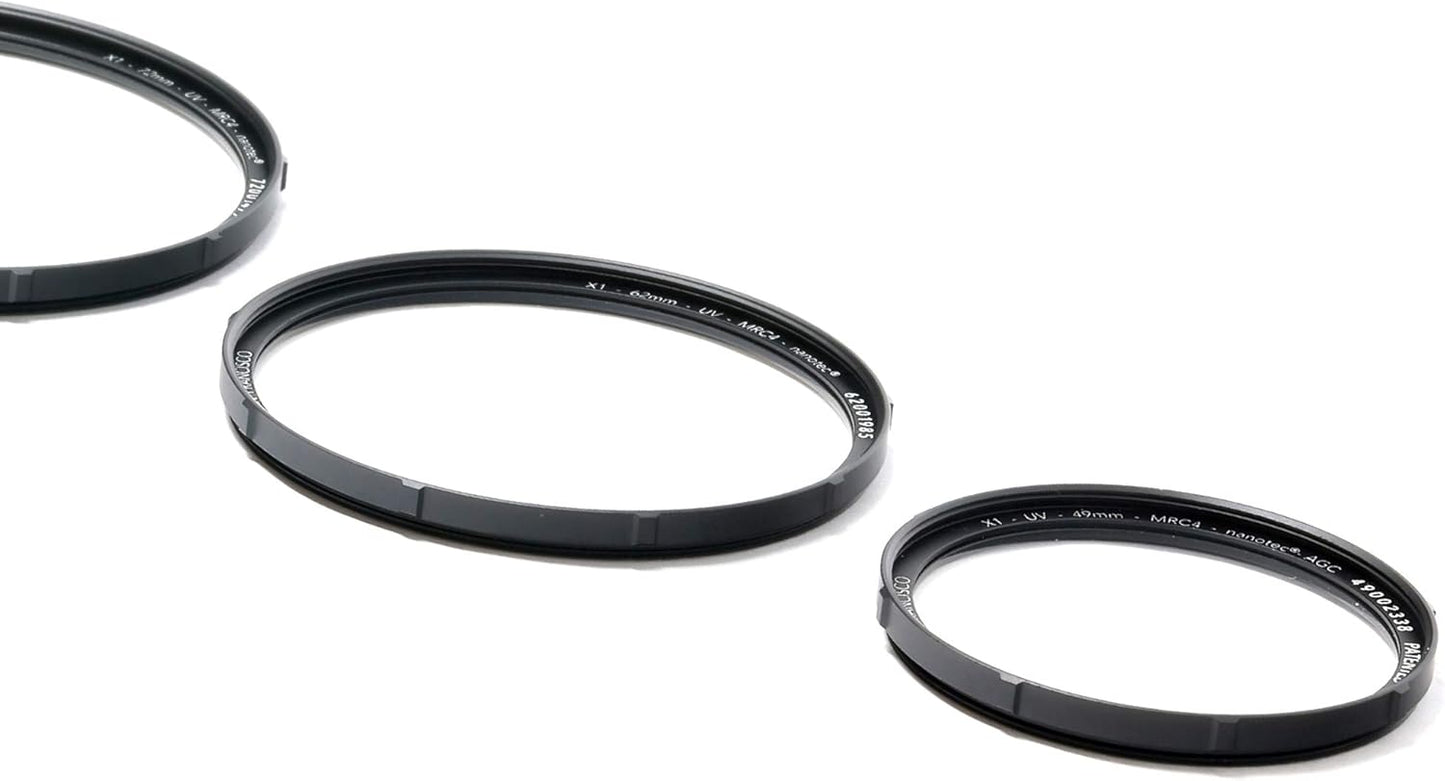 X1 UV Filter for Camera Lenses - Weather-Sealed UV Filter with Protection Against Dust and Water - MRC4, Ultra-Slim, 25 Year Support, by Breakthrough Photography, 49mm