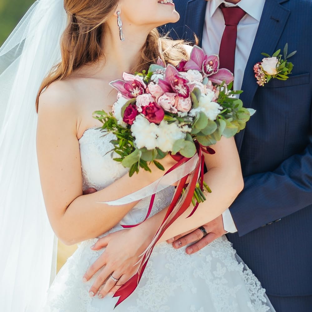 1-1/2" Width x 100 Yards Satin Ribbon, Green Ribbon Perfect for DIY Craft, Bows, Gift Wrapping, Flower Bouquet, Valentine's Day, Christmas and Party Decoration