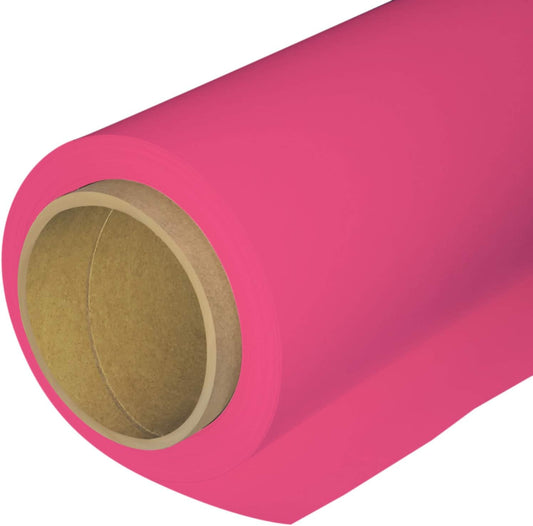 Seamless Photography Background Paper Roll, Pink Photo Paper Backdrop for Photography, Video and Streaming (53''x16 'Mardi Gras)