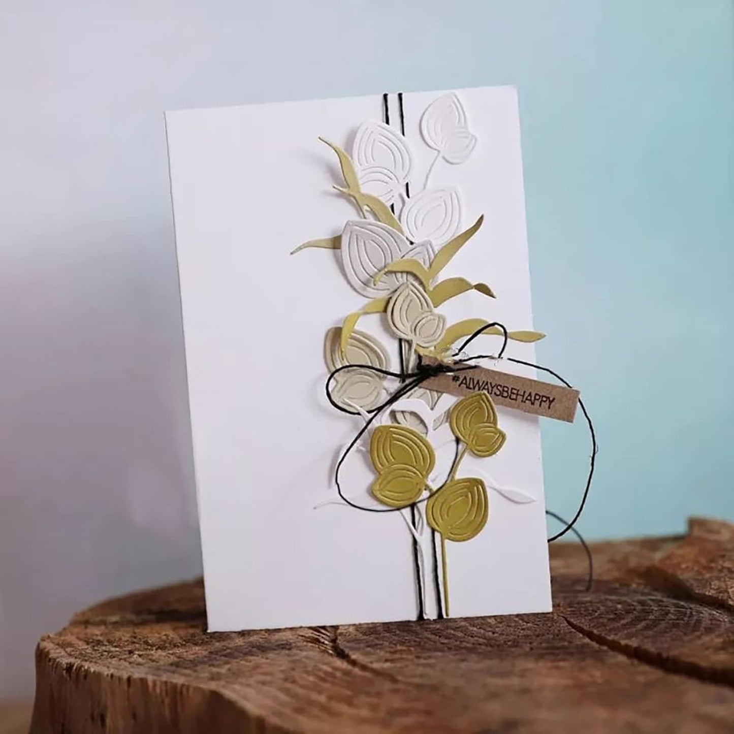 Lapoo Metal Cutting Die for Scrapbooking, 3D Backgrounds Frame New Cutting Dies DIY Album Card Making Decor Paper Craft Metal Die Cuts Party Wedding Decorations (Falling Flower 3 x 2 in)