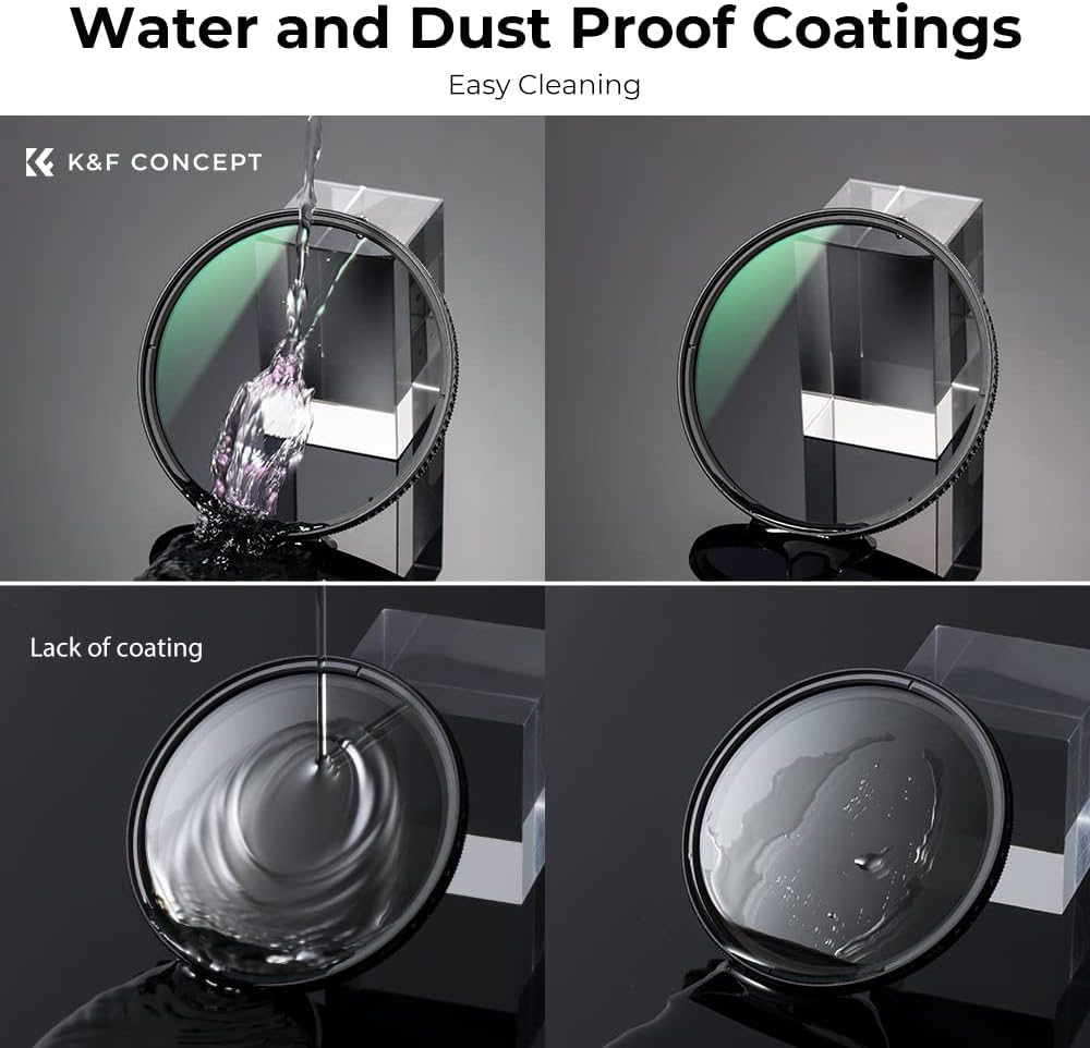 86mm Circular Polarizers Filter, K&F CONCEPT 86MM Circular Polarizer Filter HD 28 Layer Super Slim Multi-Coated CPL Lens Filter (Nano-X Series)