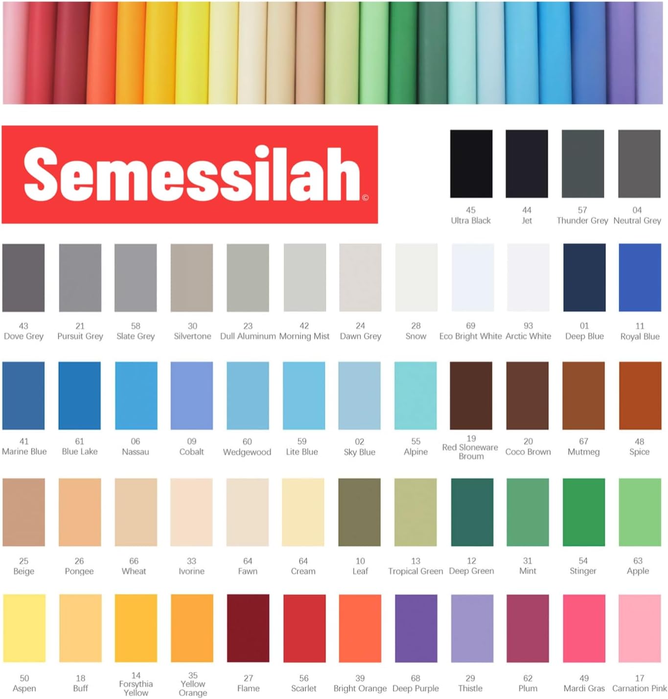 Seamless Photography Background Paper Roll, Blue Photo Paper Backdrop for Photography, Video and Streaming (Artic White, 107" x32')