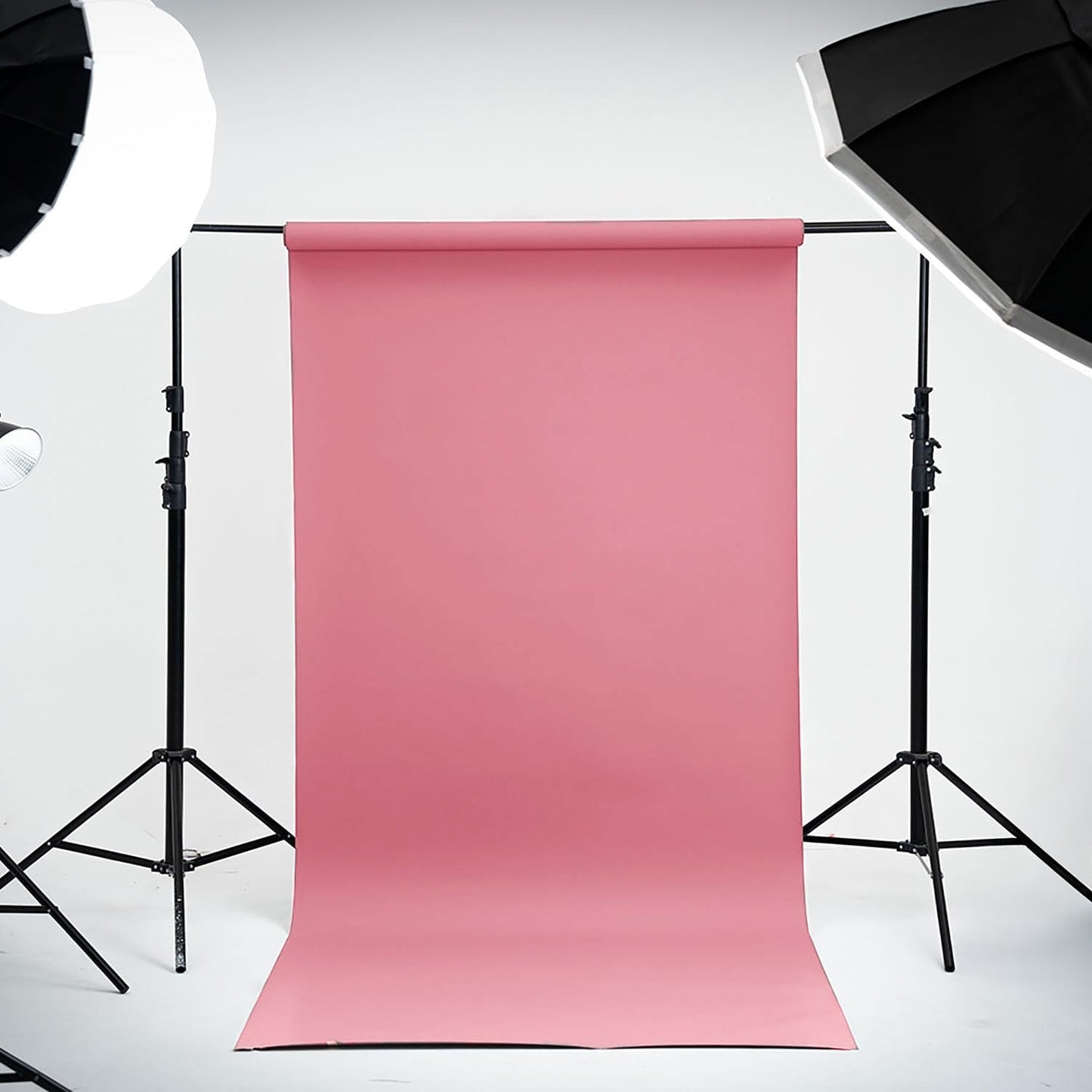 Kate Seamless Paper Backdrop for Photography Solid Pink Backdrop Paper (53''x32.8' Baby Pink)