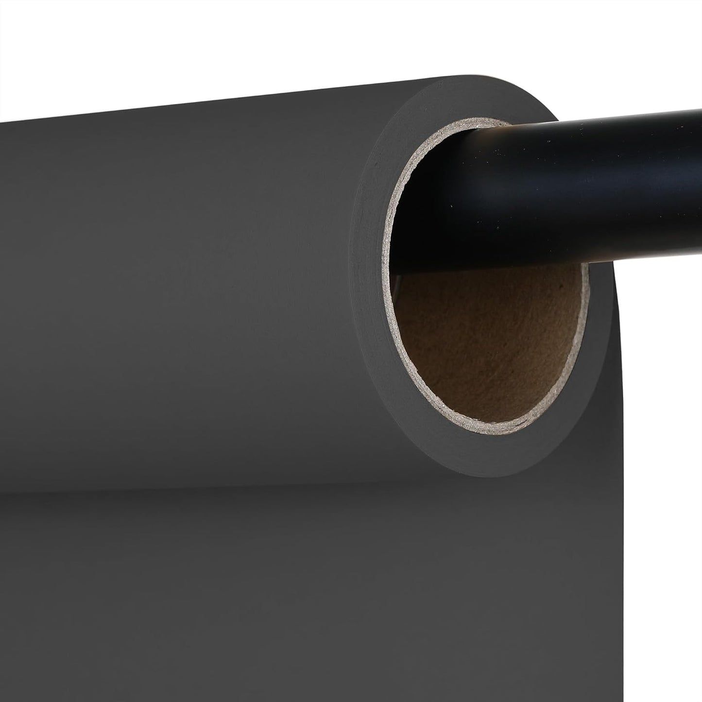 Seamless Photography Background Paper Roll, Blue Photo Paper Backdrop for Photography, Video and Streaming (Thunder Grey, 53" x16')