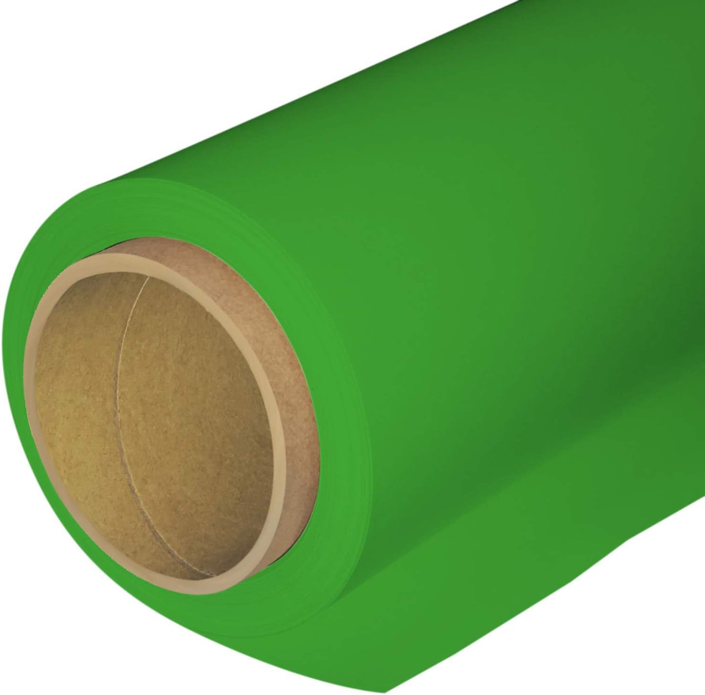 Seamless Photography Background Paper Roll, Green Photo Paper Backdrop for Photography, Video and Streaming (53''x16 'Stinger)
