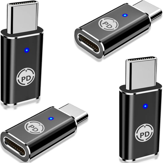 【Apple MFi Certified】Lightning to USB-C Adapter, Stuffcool 4Pack Lightning Female to Type-C Male Digital Converter Type-C Fast Charge Connector for iPhone 17/17 Air/17 Pro/17 Pro Max/16/16 Pro/15/iPad