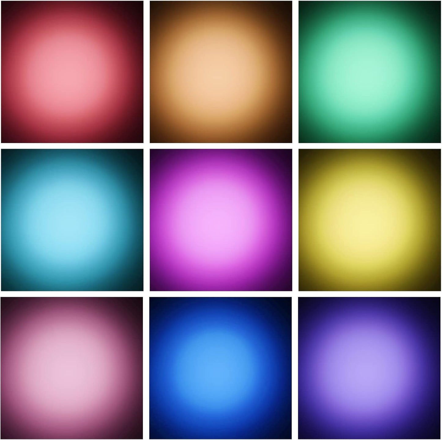Lystaii 9pcs Lighting Gel Filter 11.8 x 11.8 Inches Gel Light Filter Color Correction Colored Overlays Transparent Color Filters Film Plastic Sheets for Film, Video, Photo, Stage Studio (Multicolor)