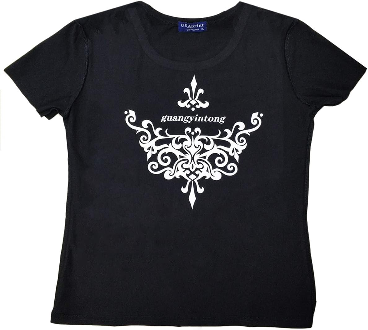 guangyintong Heat Transfer Vinyl White HTV Rolls, 12" x 10ft White HTV Iron on Vinyl for T-Shirts, Matte Surface for All Cutter Machine Easy to Cut & Weed for Heat DIY Design