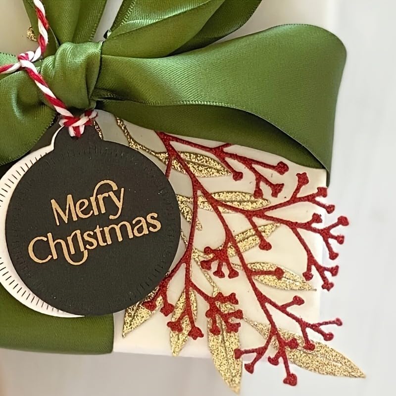 Lapoo Flowers Metal Cutting Die for Scrapbooking - Durable, Cut Stencils for DIY Scrapbook Photo Album Decorative Paper Card, Card Making Supplies, Embossing (Multiple Branches 5.1 x 4.4 in)