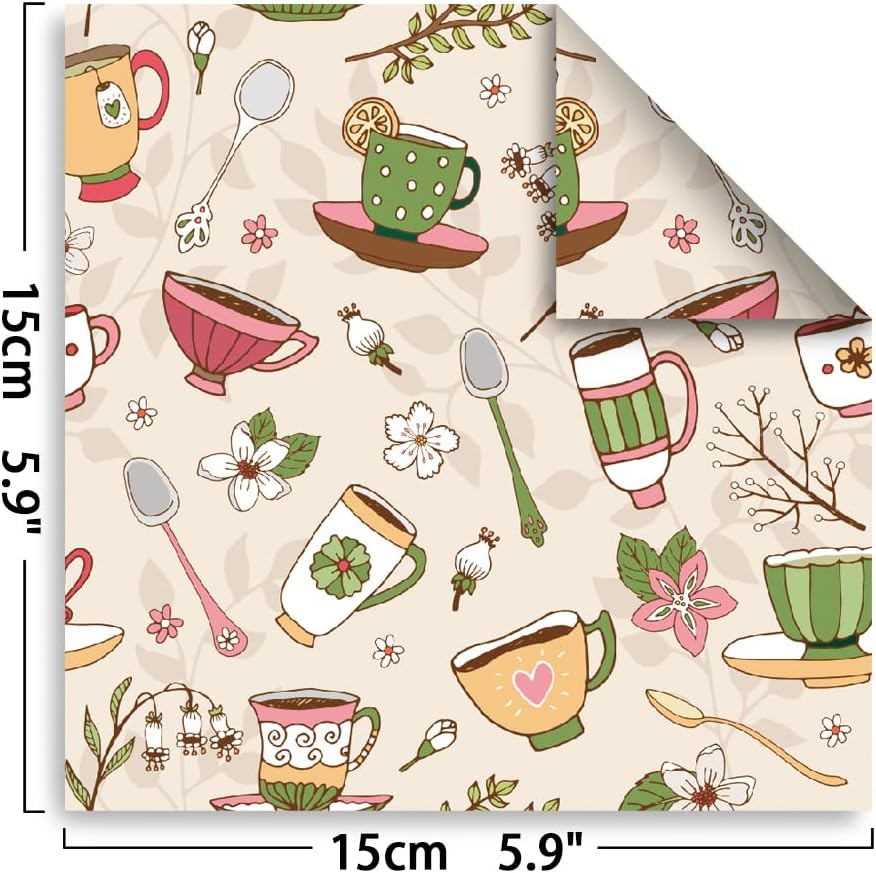 Origami Paper Kit Dobule Sided 100 Sheets 100 Colors 6 Inch Japanese Chiyo Square Easy Fold Arts Crafts DIY Handwork Origami Papers Beginner Coffee Newspapers