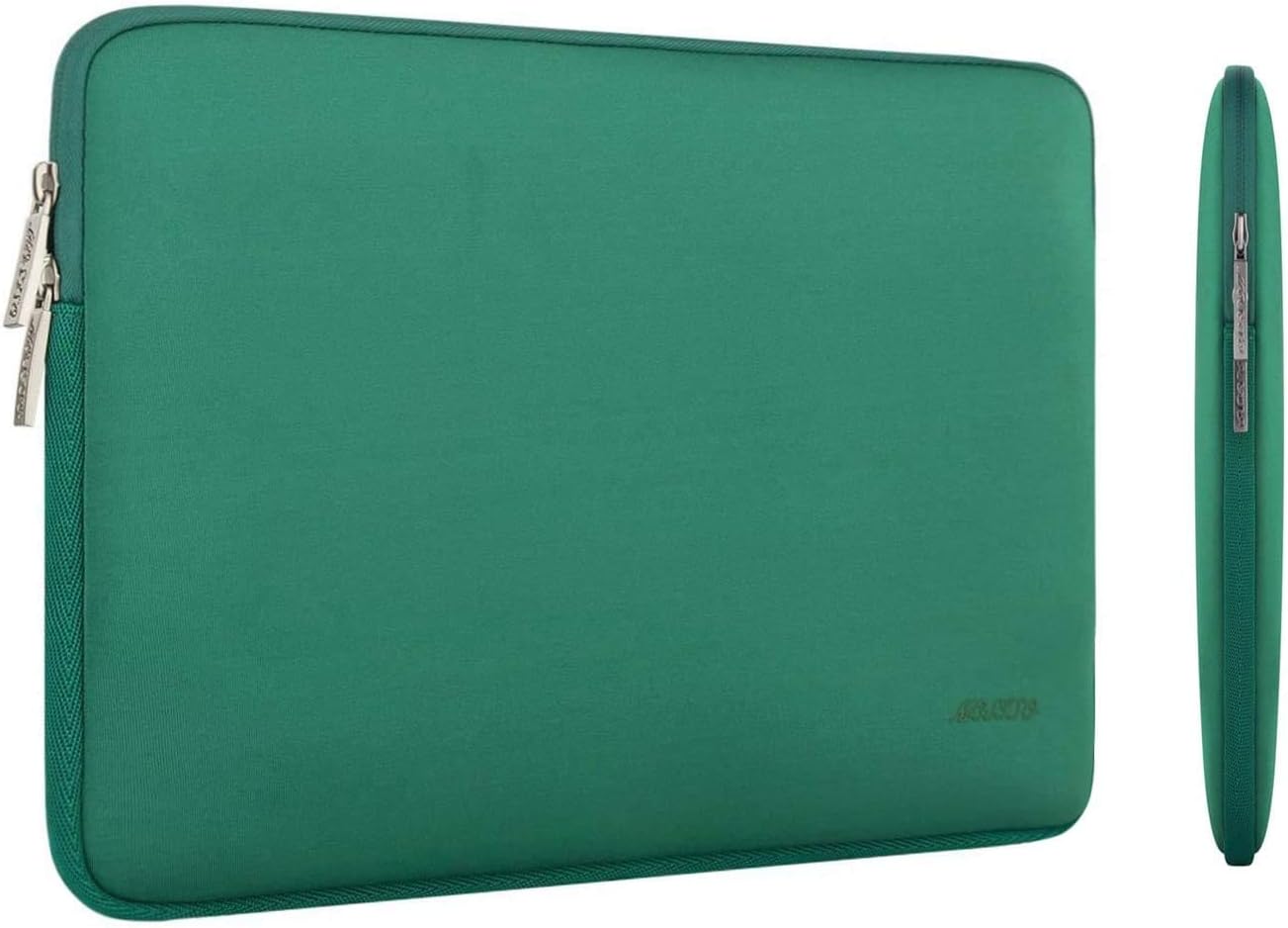 MOSISO Laptop Case 16 inch, 15-15.6 inch Laptop Sleeve Bag Compatible with MacBook Pro 16 inch, HP, Acer, Dell, Lenovo, ASUS Notebook, Neoprene Computer Sleeve Bag with Small Case, Peacock Green