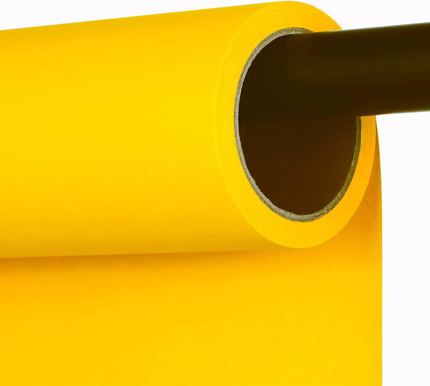 Seamless Photography Background Paper Roll, Blue Photo Paper Backdrop for Photography, Video and Streaming (Forsythia Yellow, 82" x16')