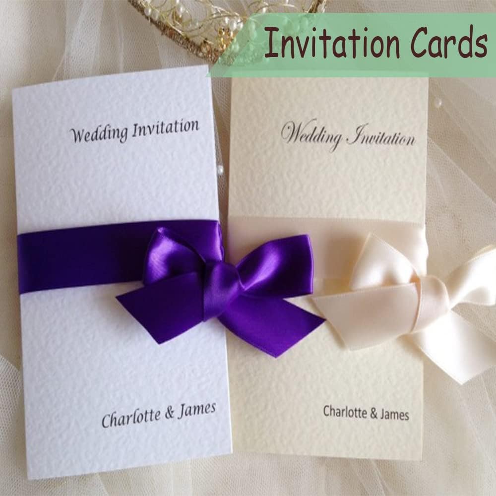 1" Width x 100 Yards Satin Ribbon, Purple Ribbon Perfect for DIY Craft, Bows, Gift Wrapping, Flower Bouquet, Valentine's Day, Christmas and Halloween Party Decoration