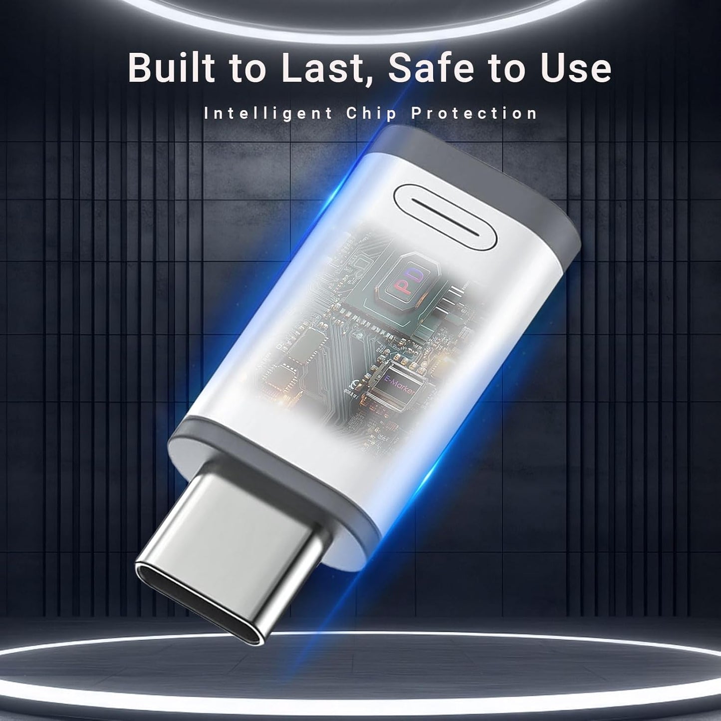 4 Pack Lightning to USB C Adapter for iPhone 15/16/16 Pro Max/Plus Samsung S24 Support Charging & Data Transfer,Type C Charger Connector Cable-NOT Support Audio/OTG/Headphone/Earbud/Apple -Pencil