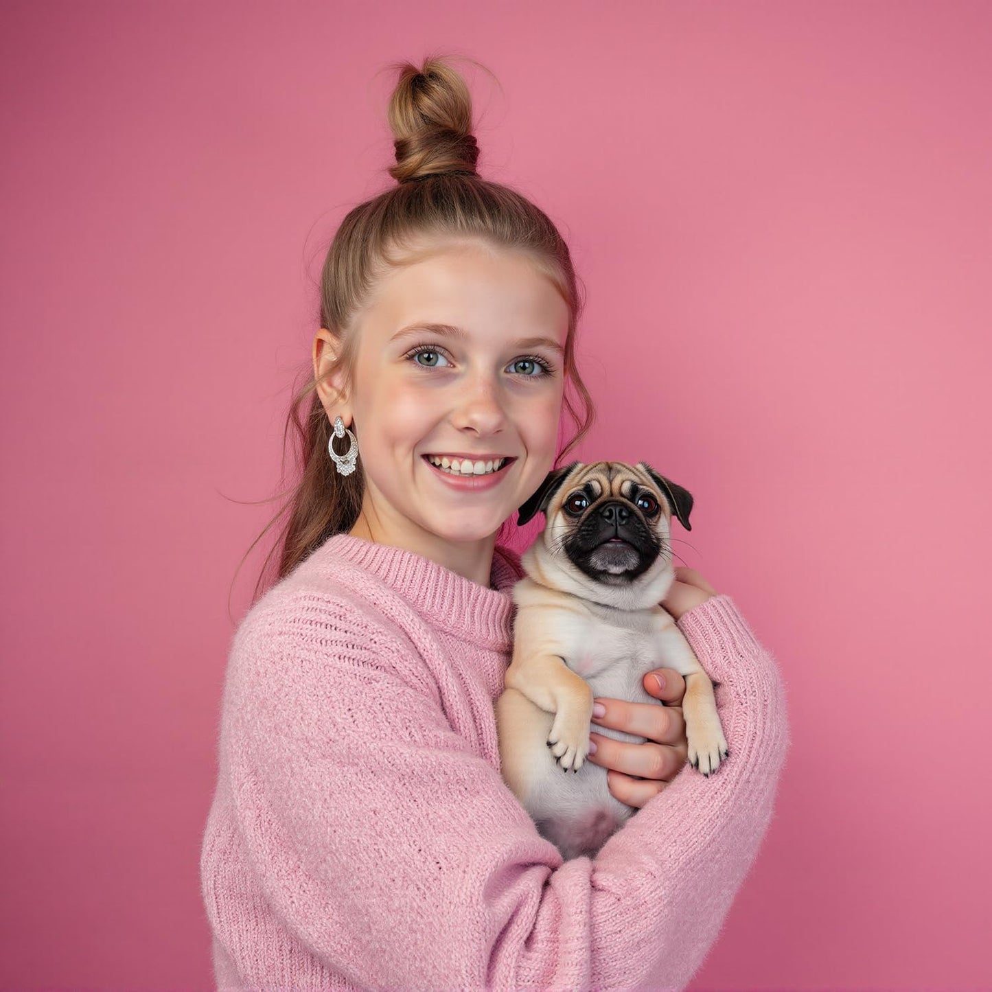 Kate Seamless Paper Backdrop for Photography Pink Backdrop Paper (86''x32.8' Baby Pink)